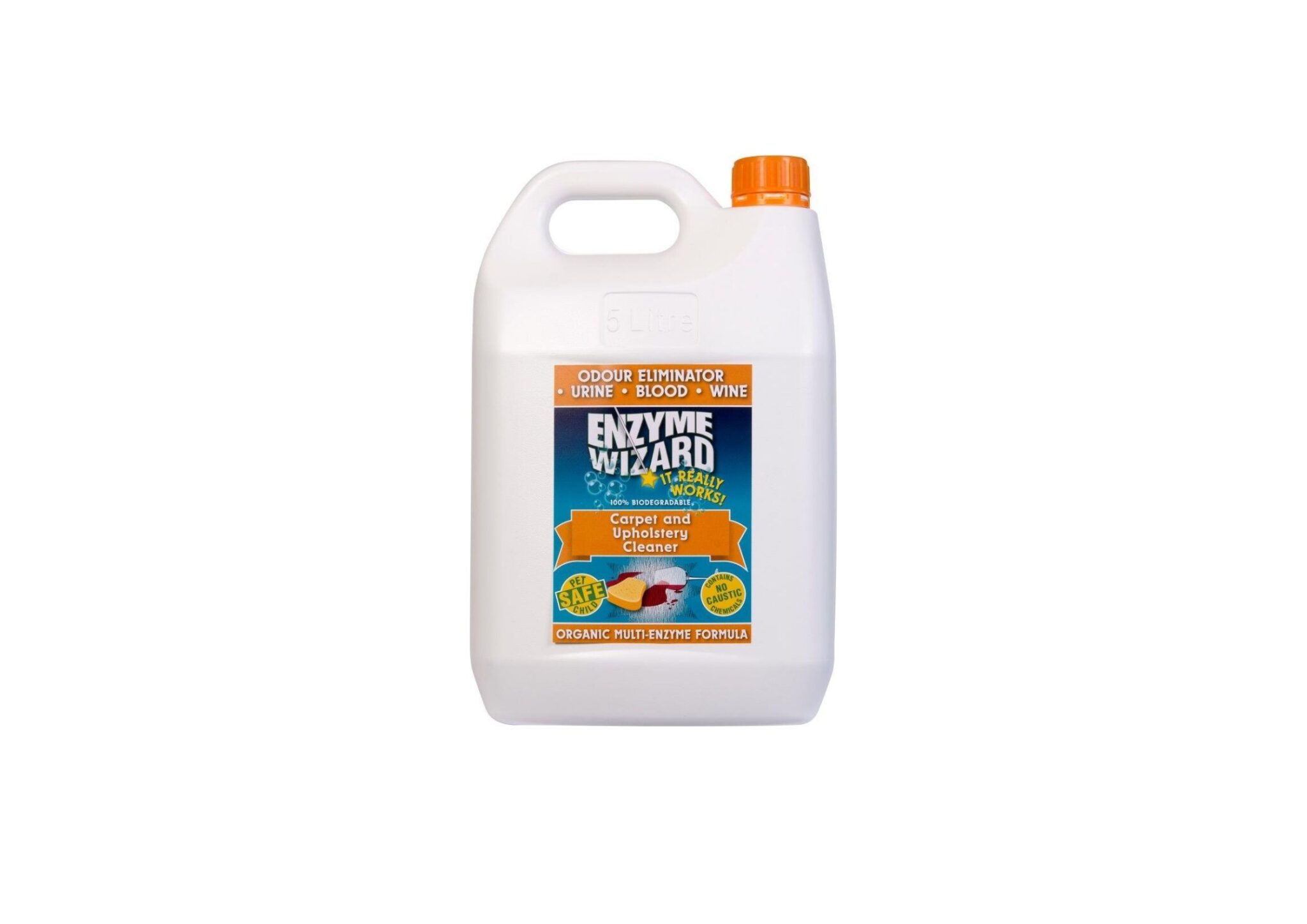 Enzyme Wizard Carpet & Upholstery Cleaner 5L CMH Cleaning Supplies