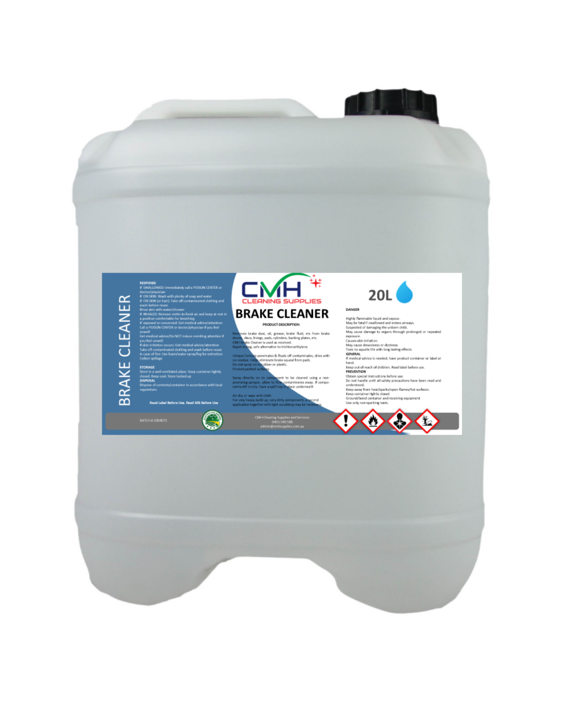 Brake Cleaner Rapid Drying Formulation With No Residue CMH Cleaning